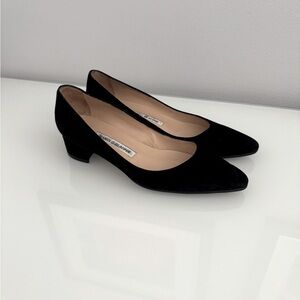 Manolo Blahnik Suede Pumps
